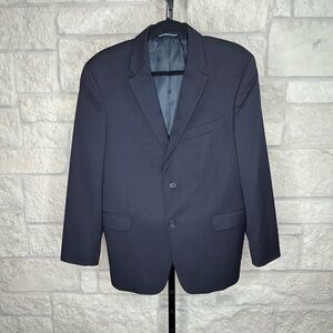 Tommy Hilfiger Navy Blazer Modern Fit 42 Reg TH Flex Performance Line Suit Coat